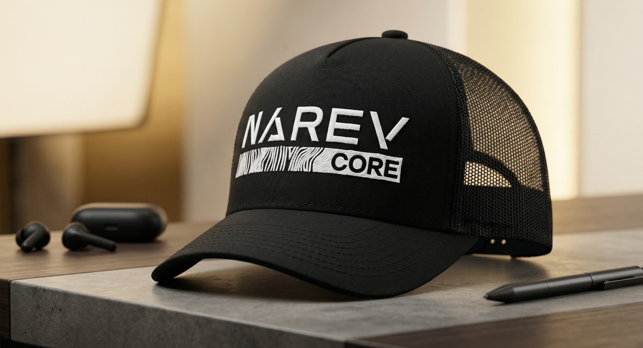 Czapka Black Trucker