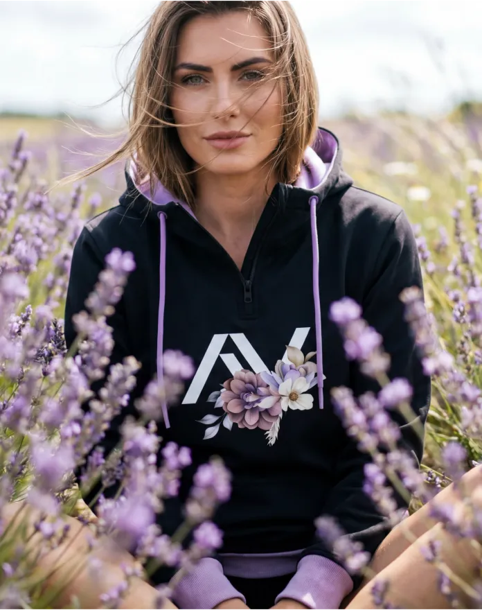 Bluza z kapturem Sweet Flower — High Noon - Hover
