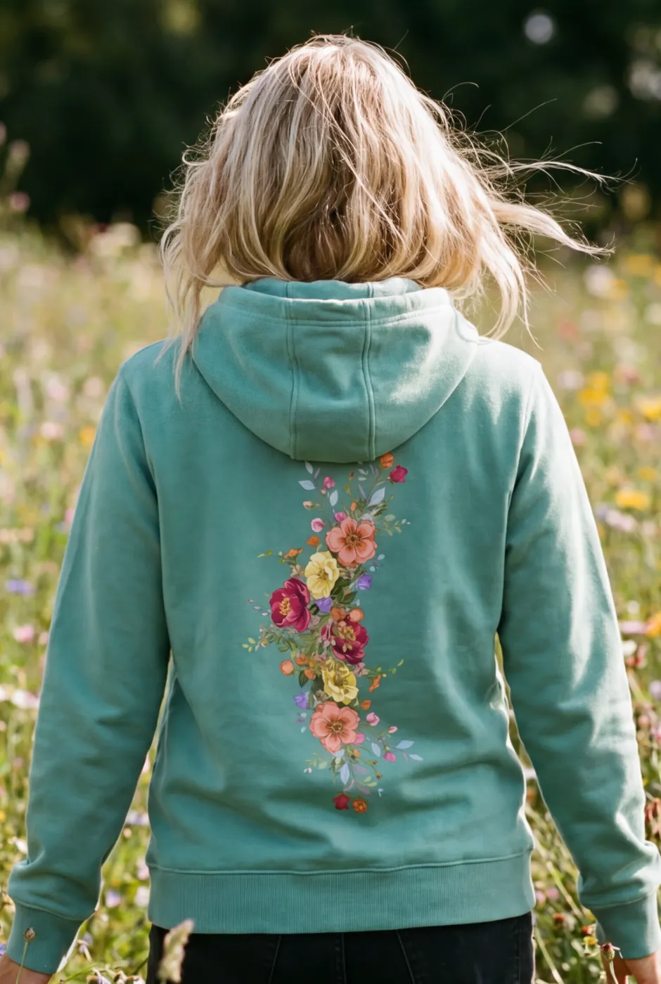 Bluza z kapturem Sweet Flower — First Light