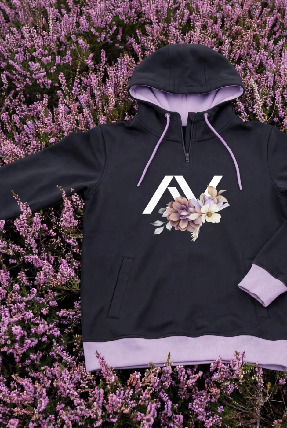 Bluza z kapturem Sweet Flower — High Noon