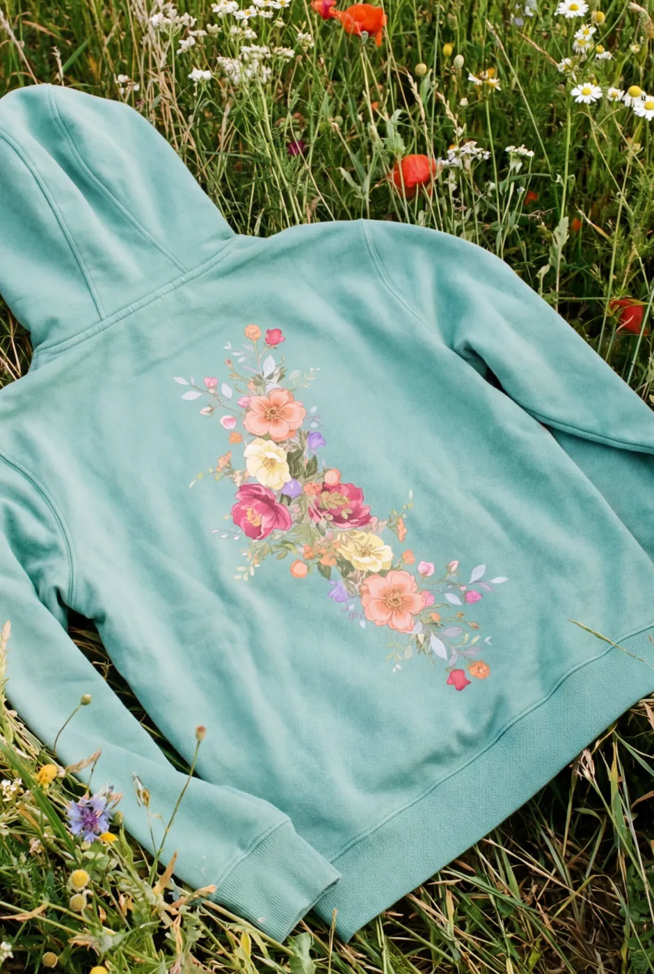 Bluza z kapturem Sweet Flower — First Light