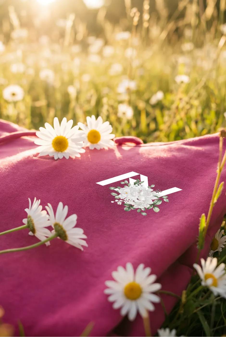 Bluza z kapturem Sweet Flower — Golden Hour