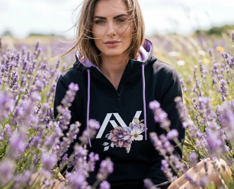 Bluza z kapturem Sweet Flower — High Noon