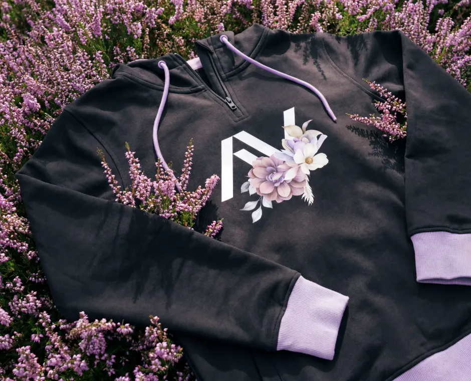 Bluza z kapturem Sweet Flower — High Noon