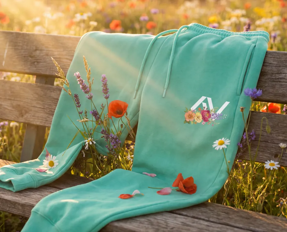 Spodnie dresowe Sweet Flower — First Light