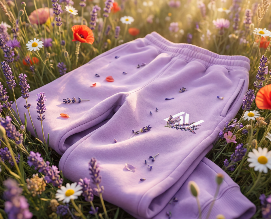 Spodnie dresowe Sweet Flower — Afterglow